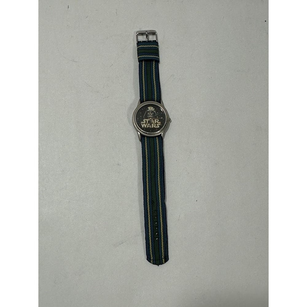 2012 Star Wars Wristwatch JF Darth Vader Head & Star Wars Logo‎ Watch No Battery